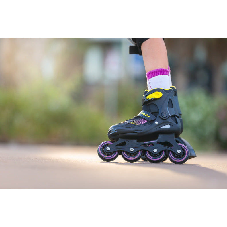patins à roues alignées Joker hardboot 82A noir jaune taille 37-40