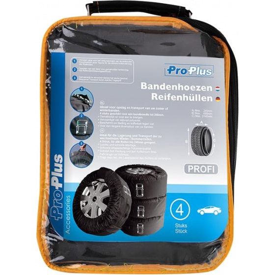 PROPLUS PROFI COVORS DE TIRE SET ø68 cm 214 cm 240 mm noir