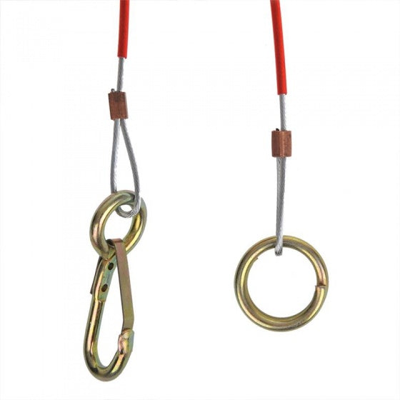 Proplus Breekkkabel pour frein à rouleau 100 cm rouge