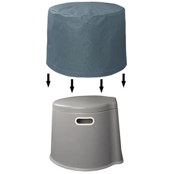 COUVERTURE PROPLUS pour les toilettes portables gris foncé