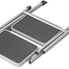 Stapping pliable 2 étapes 59,5 x 49 x 39 cm gris