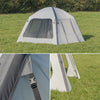 Proplus PartyTent gonflable 365 x 365 cm gris clair