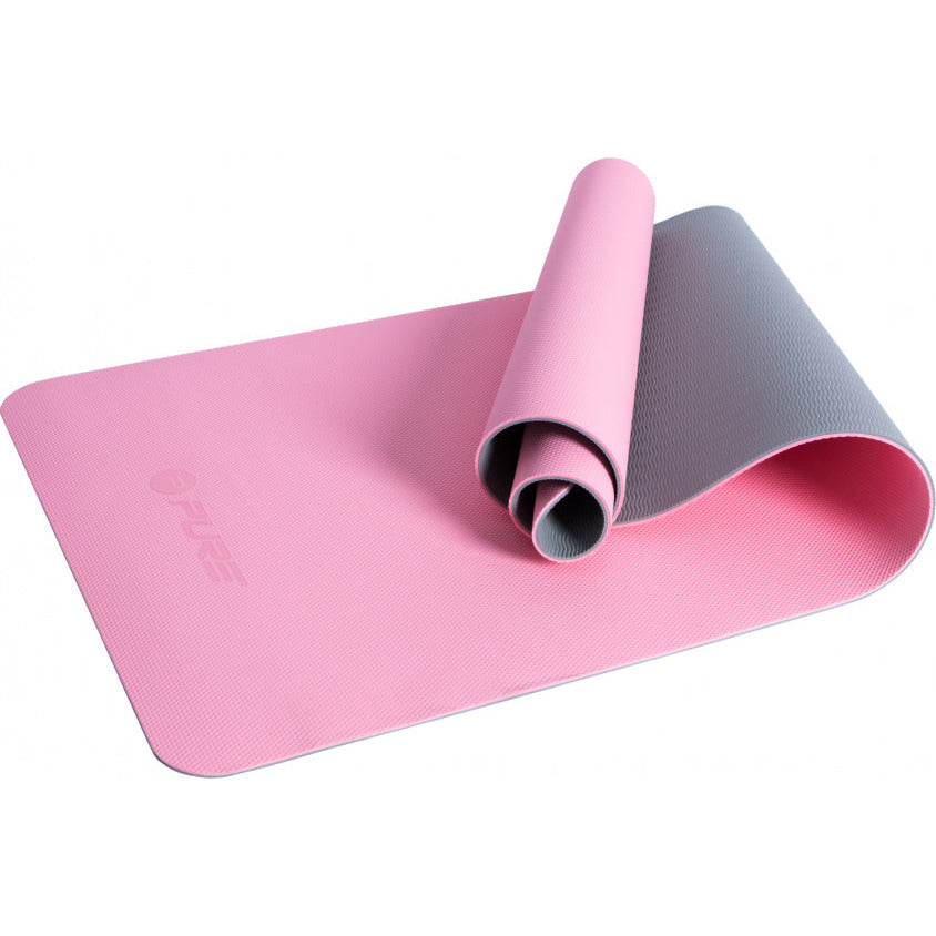 Pure2Improve Yogamat 173 x 58 cm élastique élastique rose