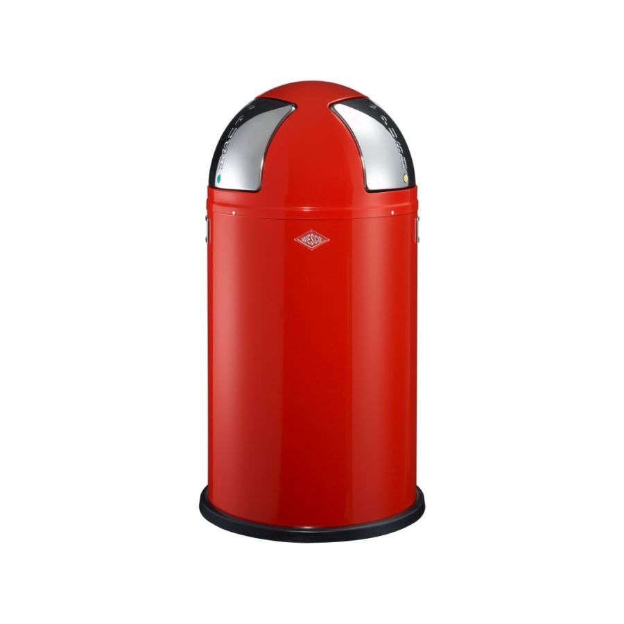 Pin de poubelle wesco pousse deux rouges