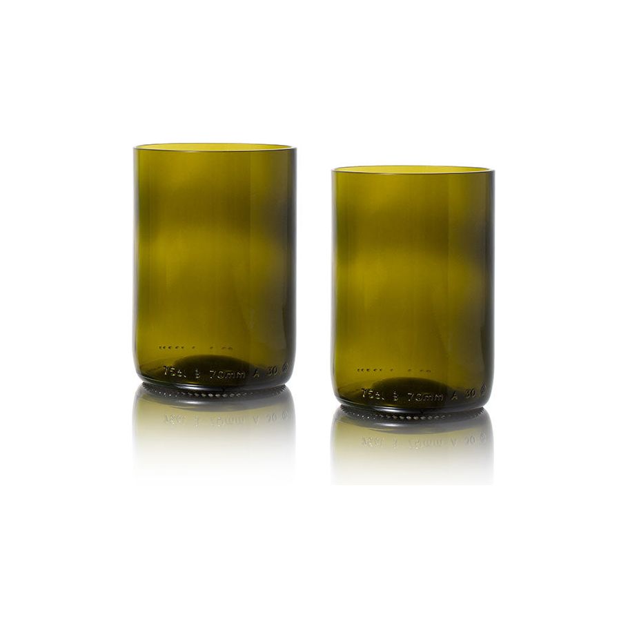 Olive de 2 packs de verre rebottlé de 2 ans