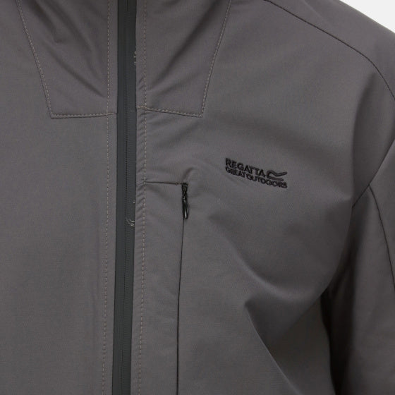 Regatta Overmaor Softshell Veste Men Gris foncé taille xl
