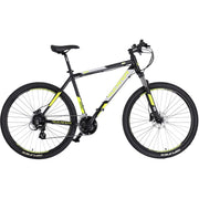 Rucanor lux 27,5 pouces 46 cm hommes 24V frein à disque hydraulique noir jaune - afbeelding 1