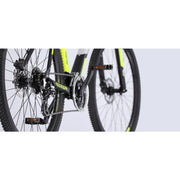 Rucanor lux 27,5 pouces 46 cm hommes 24V frein à disque hydraulique noir jaune - afbeelding 2