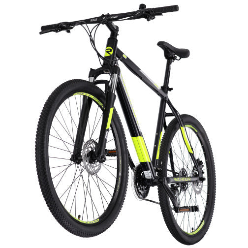 Rucanor lux 29 pouces 48 cm hommes 21v frein à disque mécanique noir jaune