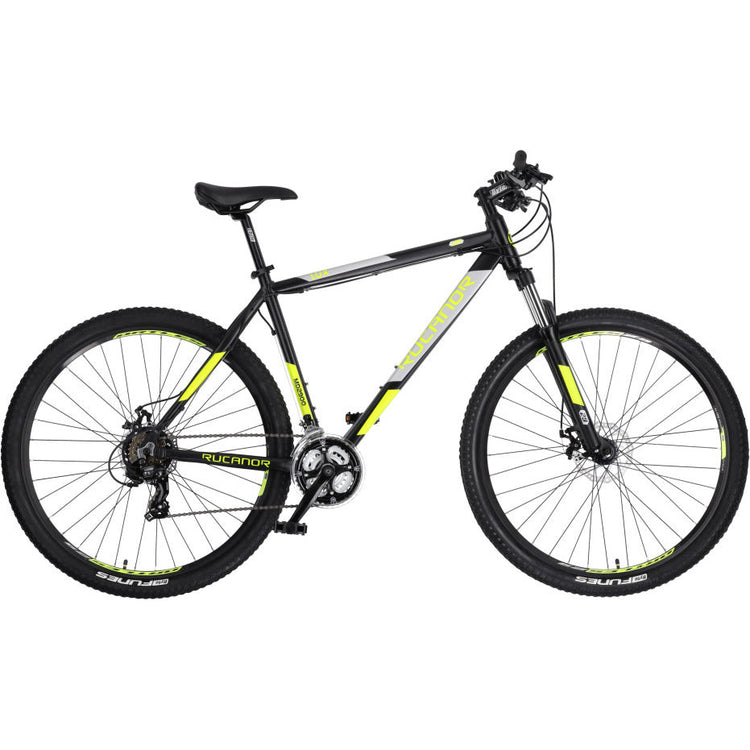 Rucanor lux 29 pouces 53 cm hommes 21V frein à disque mécanique noir jaune