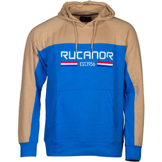 Rucanor Trevor Pull à sweat à capuche Blue beige maat l