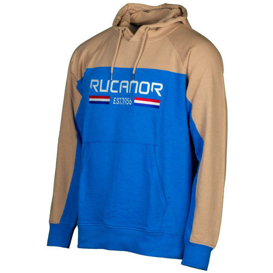 Rucanor Trevor Pull à sweat à capuche Blue beige maat l