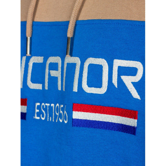 Rucanor Trevor Pull à sweat à capuche Blue Beige Bley Taille xl