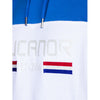Rucanor Trevor Pull à sweat à capuche Blue Blanc White Taille xl