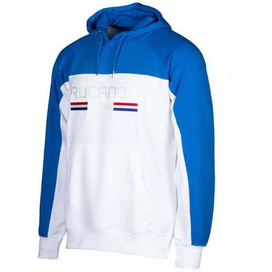 Rucanor Trevor Pull à sweat à capuche Men Blue blanc taille 3xl