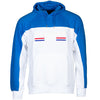 Rucanor Trevor Pull à sweat à capuche Blue Blanc White Taille xl