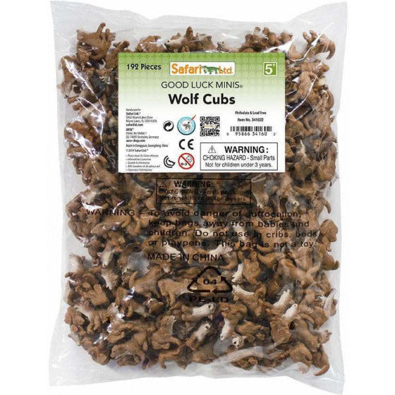 Safari Wolvenelpjes joue un ensemble de 2,5 cm 192 pièces