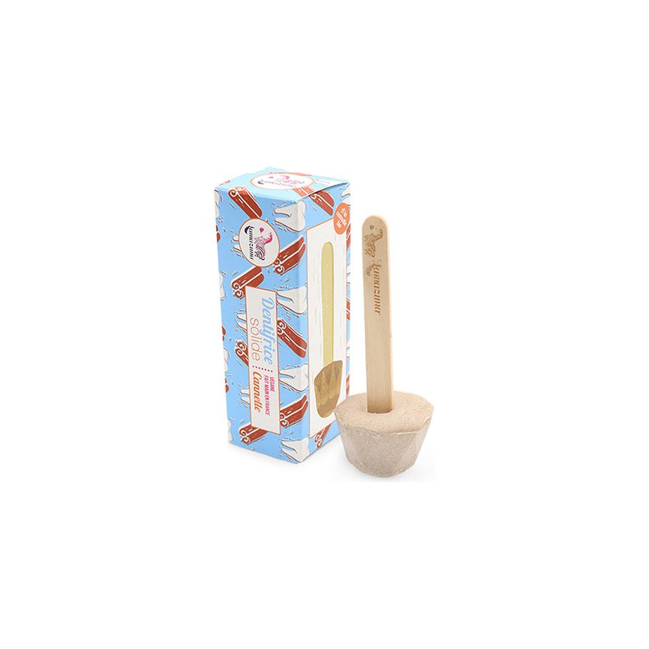 Dentifrice lazazuna sur un bâton de cannelle
