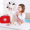 Tituy Toy Little Doctor Doctor Wood Play Set Red 11-Pice