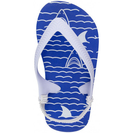 Waia adolescents pantoufles acapulco junior pvc bleu blanc taille 25