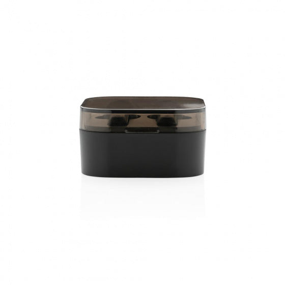 bouchons d'oreille et chargeur TWS bluetooth ABS noir