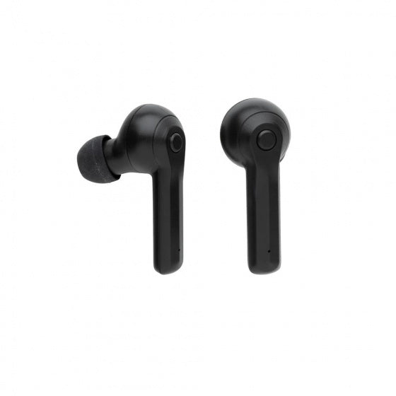 bouchons d'oreille et chargeur TWS bluetooth ABS noir