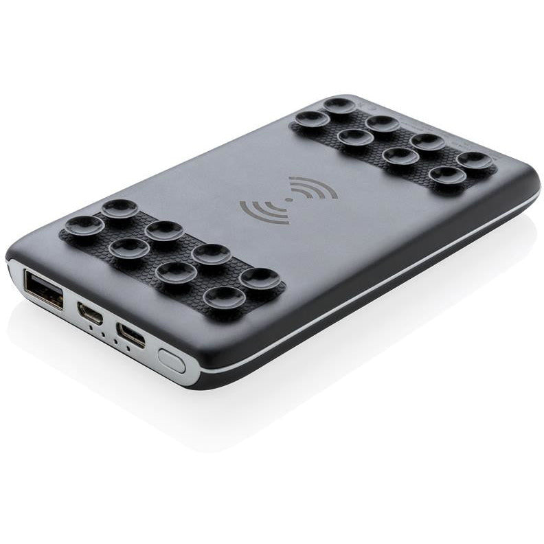batterie externe 4000 mAh 12,7 x 7,2 cm ABS noir