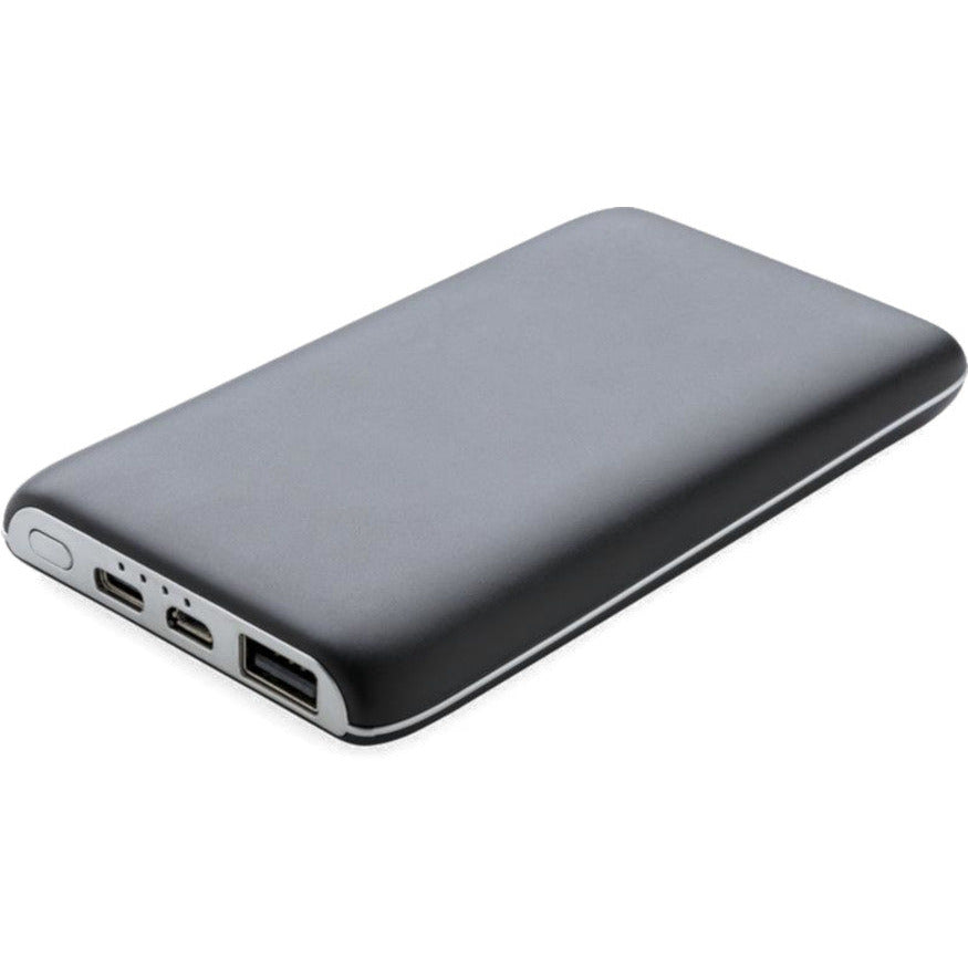 batterie externe 4000 mAh 12,7 x 7,2 cm ABS noir