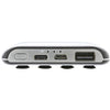 batterie externe 4000 mAh 12,7 x 7,2 cm ABS noir