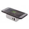 power bank avec chargeur sans fil 7,2 cm ABS blanc
