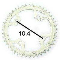 Shimano Chain Top 44T | Deore | 3x9 | 104 mm | Argent