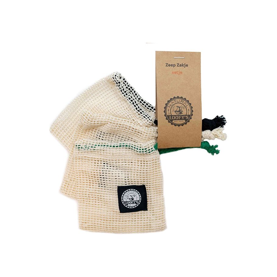 Ensemble de sacs à savon Loofy de 3