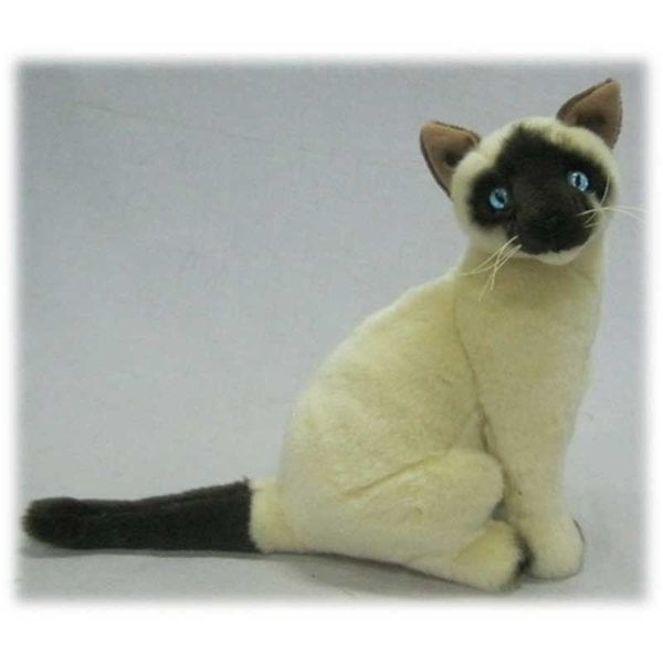 Cat siamois assis 28cm