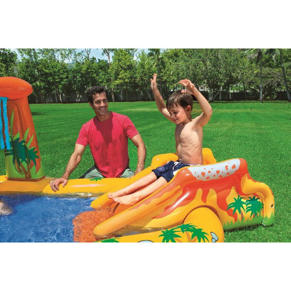 Centre de jeux de piscine de dinosaure